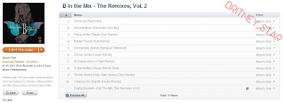 Pré-venda do 'B In The Mix 2' já está disponível no iTunes! B InTheMixTheRemixesVol.2oniTunes